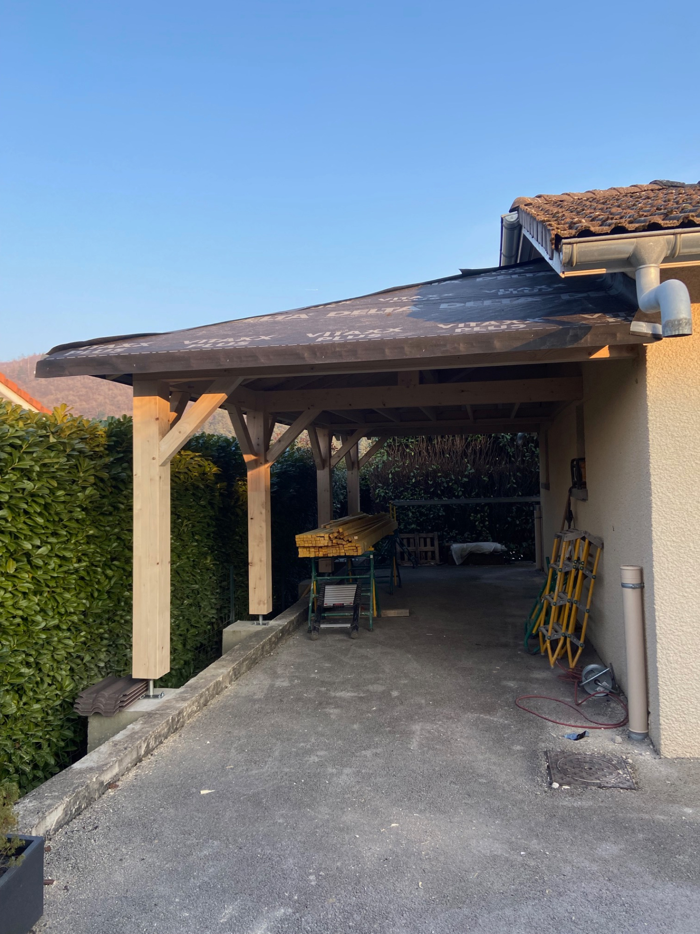 Création d’un carport 4